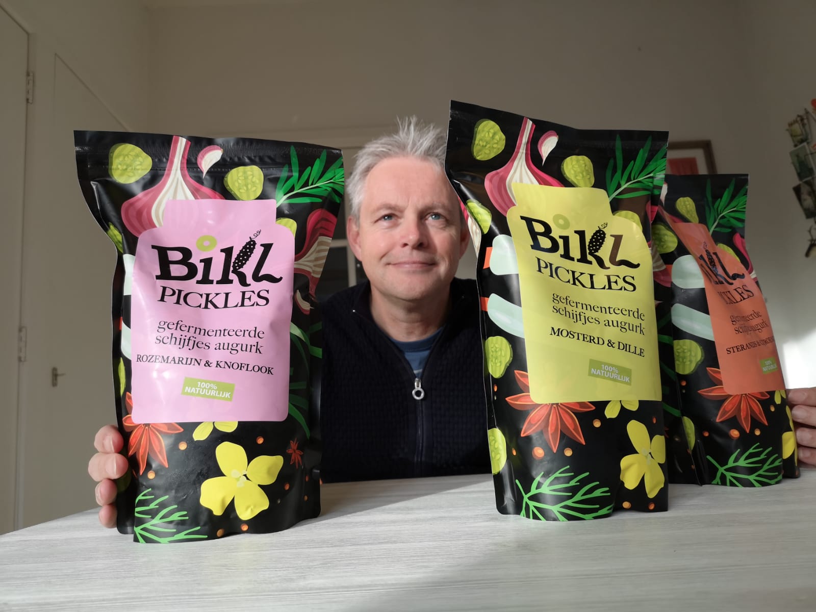 Bikl pickles en Arend van den Berg